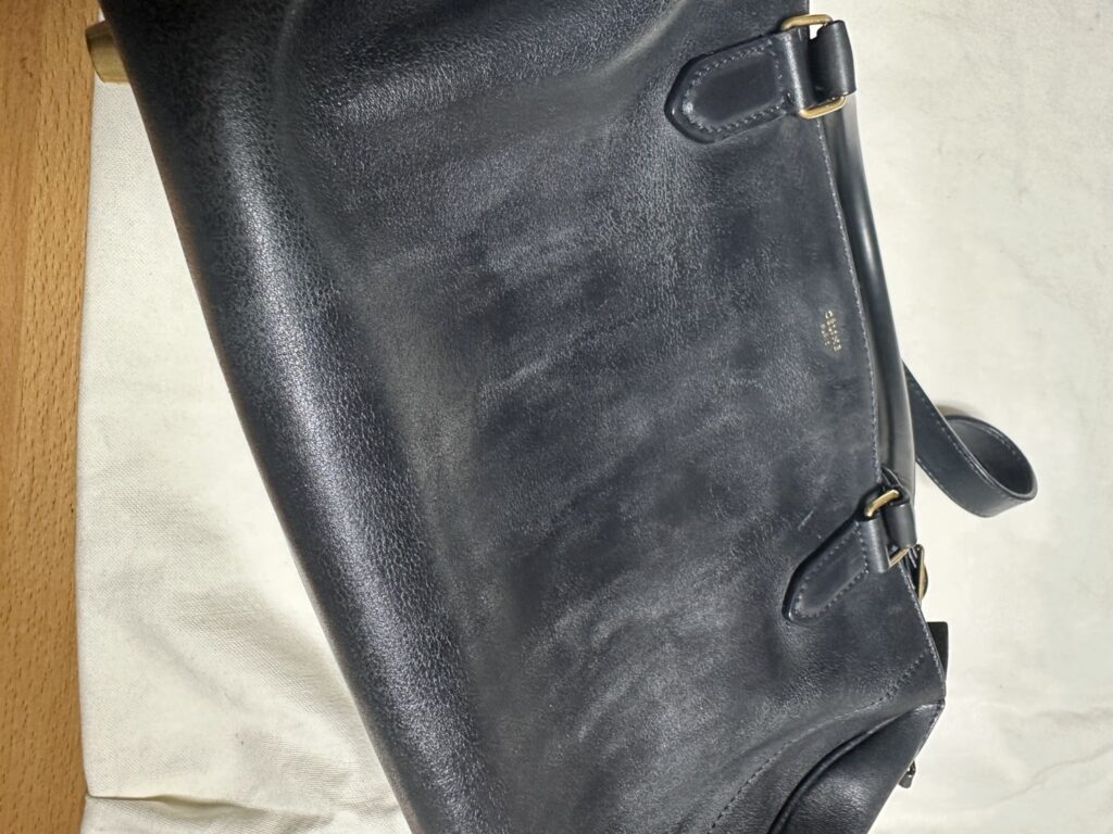 【CELINE（セリーヌ）ボストンバッグ修理】染めムラの再補修！|鹿児島から熊本へ